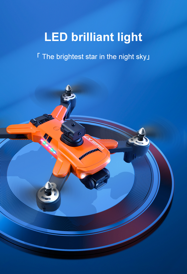 Battery 1800 mAh Plastic Foldable Dual Camera Wifi Fpv Obstacle Avoidance Mini Quadcopter Drone