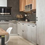 Durable Kitchen Unit Set Furniture Wooden Sample Designs PVC Kitchen Cabinets