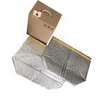 Aluminum Foil Foam Lined Insulated box liner for cold chilled food shipping