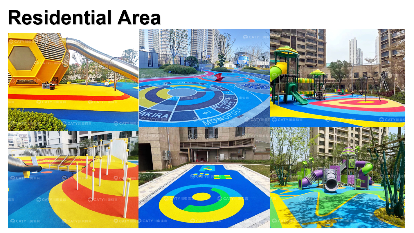 Premium UV-resistant EPDM Playground Flooring EPDM Rubber Pellets For Playground