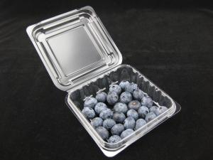 Quality 125g Blueberry Clamshell Plastic Packaging Boxes Impact Resistance wholesale
