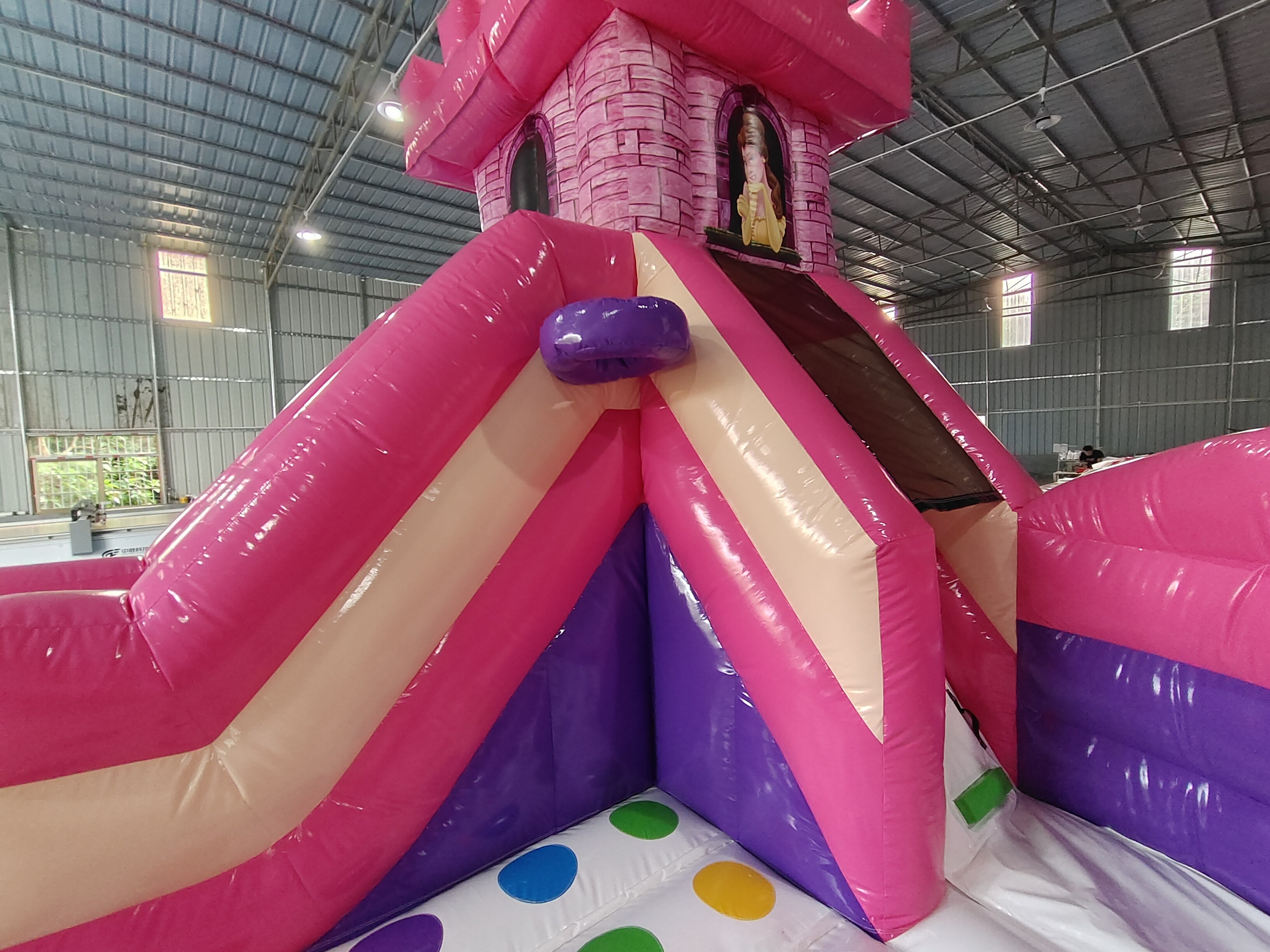 Tarpaulin Inflatable Jumping House Princess Cartoon Inflatable Bouncer With Slide Combo Inflatable Castle For Kids