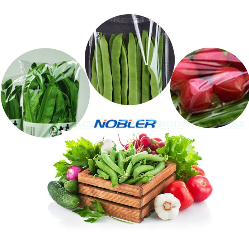 Opp Customized Transparent Vegetable Bags Multiple Specifications With Air Holes