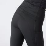 Women High Waist Riding Leggings Anti pilling With Pocket