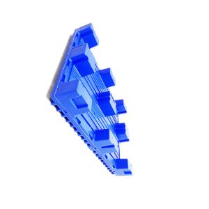 Quality 1060x750 Printing Industry Plastic Pallet 1500Kg Dynamic HDPE Single Faced wholesale