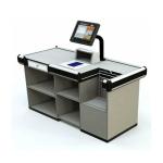 Customized Colors Supermarket Checkout Counter Cold Rolled Steel