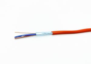 Quality 2.5mm² Solid Copper Shielded Fire Resistant Security Wire Alarm Cable 2 Cores wholesale