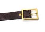 38mm Casual Embossed Leather Belt For Job Interview