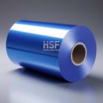 75uM Opaque Blue MOPP Silicone Release Film Width 1300mm