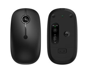 Quality Black Computer Hardware Devices Multi - Channel Wireless Mouse 120 * 66 * 36mm wholesale