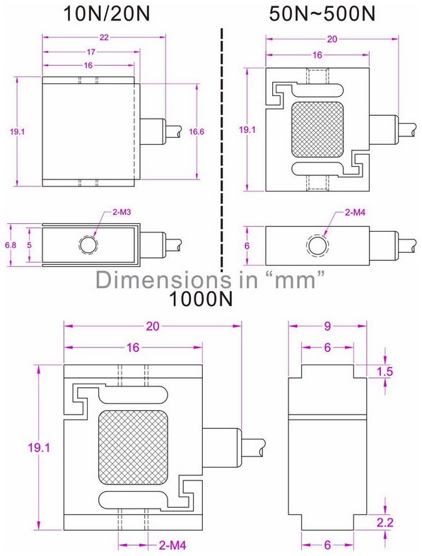 mini force sensor 200N