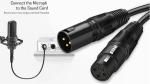 OEM HiFi Microfono Microphone 3 PIN XLR Connector Audio Jack Male To XLR Female
