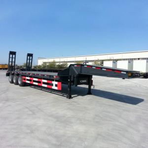 Quality Flat Deck Hydraulic 100Ton Low Loader Semi Trailer wholesale