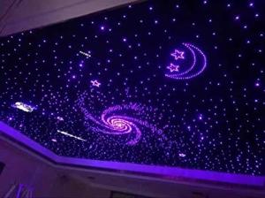 Quality 32W Twinkle Fiber Optic Lights Music Activated RGBW LED Star Ceiling Panels wholesale