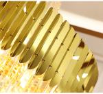 Led Crystal Chandelier For Living Dining Room Round Rectangle hotel lobby