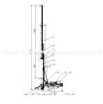 40m - 80m Depth Hydraulic Engineering Drilling Rig 132KW Jet Grouting Drilling