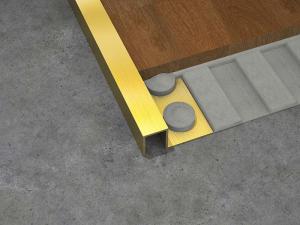 Quality 1.8m Stainless Steel Square Edge Tile Trim Fireproof Corner Tile Edge Trim wholesale