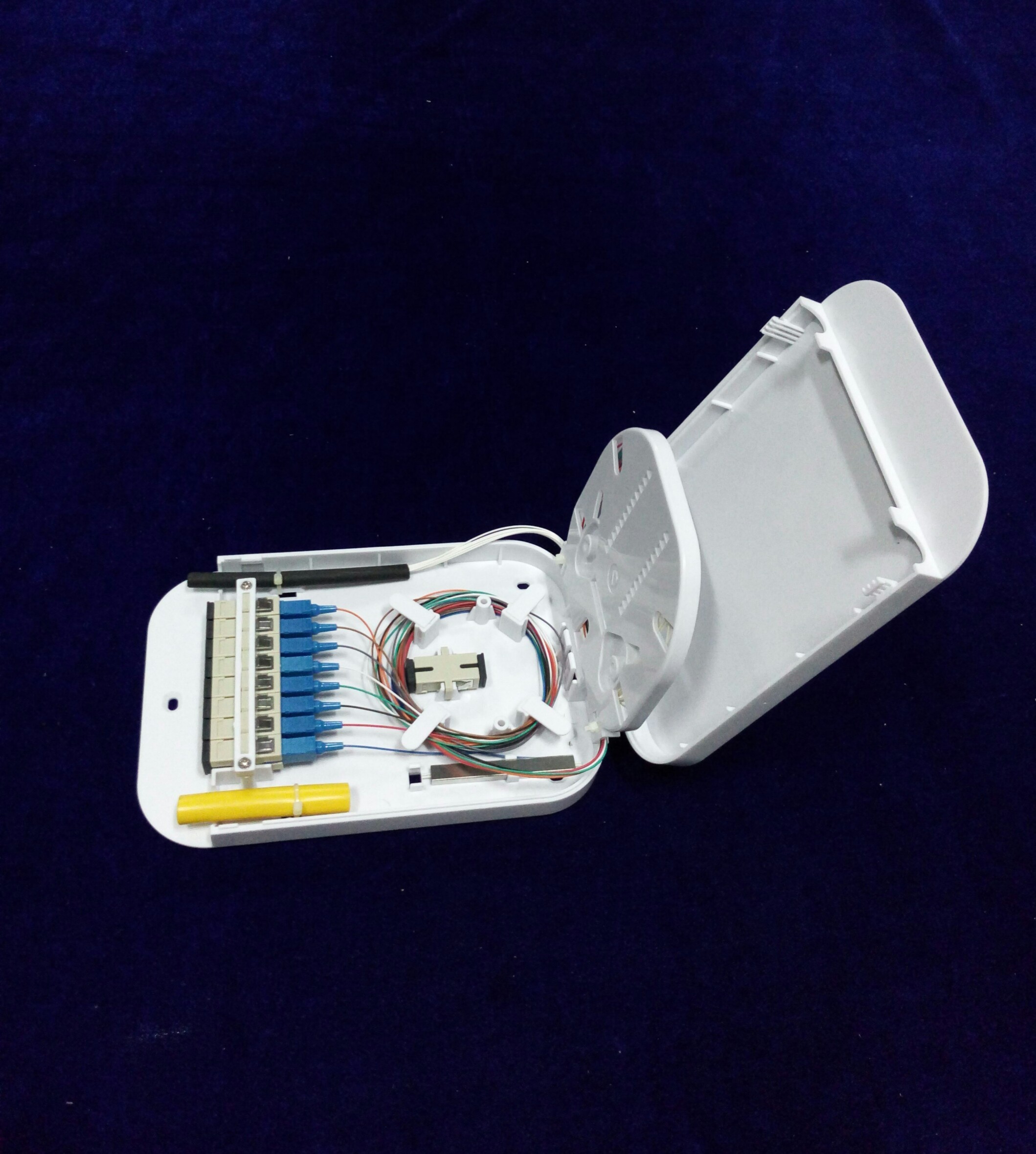 ISO 1*8 PLC 12fibers FTTH Fiber Optic Terminal Box