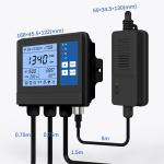 Smart NDIR Sensor Greenhouse Controllers CO2 Regulator Monitor For Planting