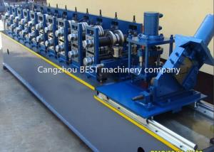 Quality Steel Garage 2' And 3' Track Door Guide Roll Forming Machine 3kw Motor Power wholesale