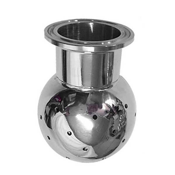 Fixed Tank Sanitary Spray Balls Sanitary Stainless Steel With Tri Clamp