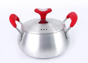 Quality Aluminum Alloy 3003 Tempered Glass Lid 34cm Aluminum Saucepan wholesale