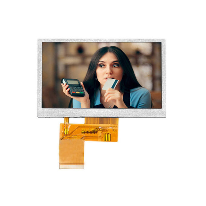 4.3Inch Industrial LCD Panel , Rohs 480X272 IPS LCD Panel