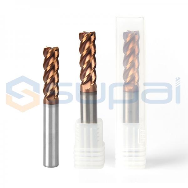Cheap High Hardness Square End Mill For Carbon Steel / Alloy Steel / Cast Iron for sale
