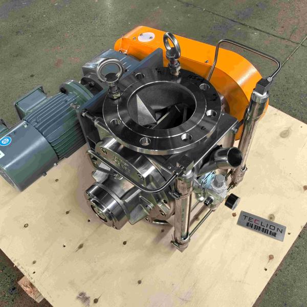 Plastic Granule Pneumatic Conveying Anti Shear Stainless Steel Rotary Valve