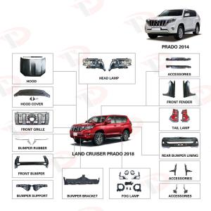 Quality Upgrade To Land Cruiser Truck Accessories Prado 2014 To 2018 wholesale