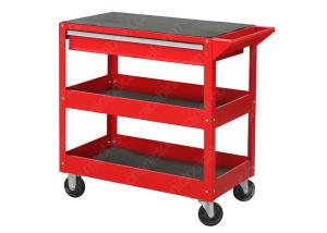 Quality 2 Tray Tool Storage Mechanic Rolling Cart Powder Coating Finish EVA Drawer Liners wholesale