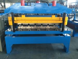 Quality Chain Drive Metal Tile Roll Forming Machine 14 Stations 2m/Min Productivity wholesale