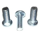 Mild Steel Round Head Bolt DIN603 Zinc Plate Surface M3x20 Size For Machinery