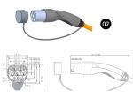 16A-32A Car Charging Cable for KIWI EV Portable Electric Energy Vehicle Parts