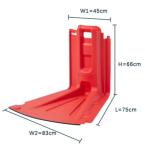 Movable Flood Barrier Water Gate Lightweight Flood Defence Baffle
