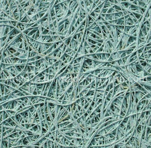 Green Wood Wool Acoustic Cement Panel Veneer Surface Finishing Replace After