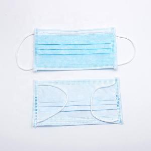 Quality Medical disposable surgical 3ply non-woven face mask CE FDA certification Anti-pm2.5 dust virus spit wholesale