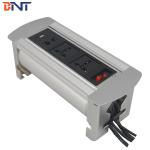 for meeting room aluminum alloy hidden design manual flip up socket