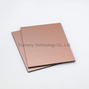 Quality Silver Gold Brush Aluminum Alloy Aluminum Composite Material wholesale