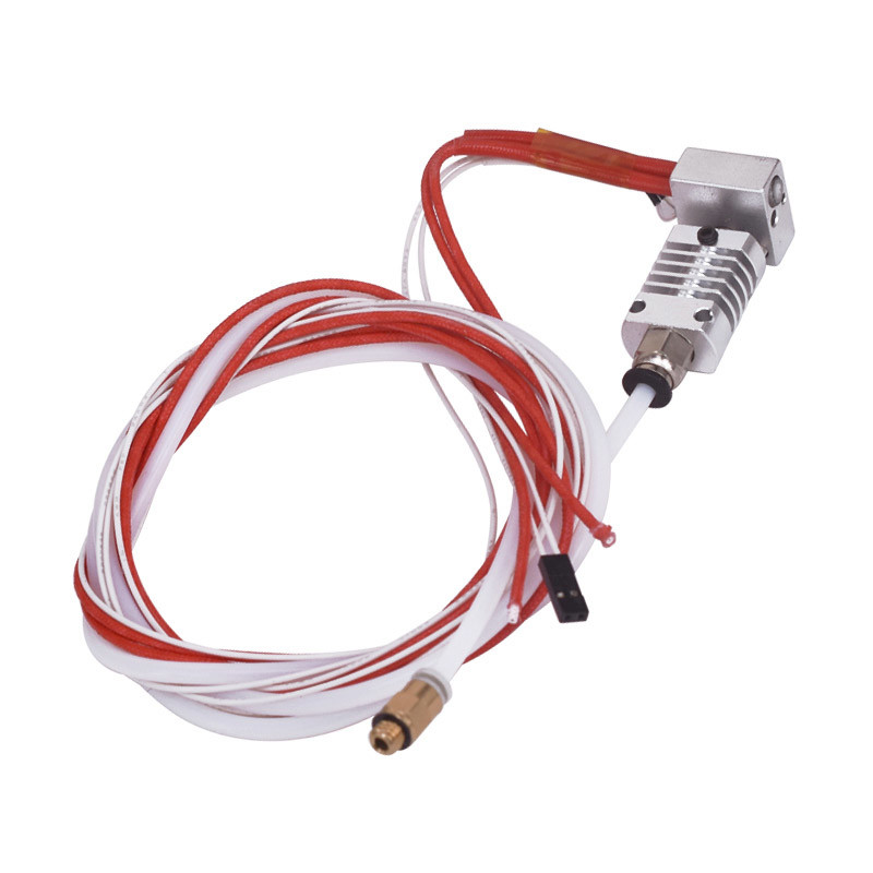 CR-10 Aluminum Heating Block Red 3D Printer Extruder Kit 12/24V 40W