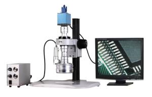 China VGA Color Camera 3D Stereo Zoom Microscope for Inspection SMT Solders Joints, QFP on sale