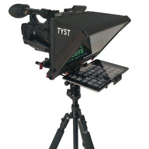 Quality Live Sports Portable Interview Speech Tablet Teleprompter TS310 7-13 Inch 1 Set Camera 2-20 Feet Flight Case wholesale