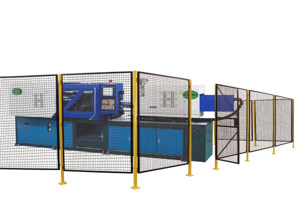 Industrial Machine Guarding , Perimeter Safety Guarding For Package Equipment