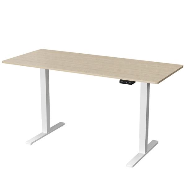 Height Adjustable Electric Luxury Wooden Game Computer Table for CEO Work