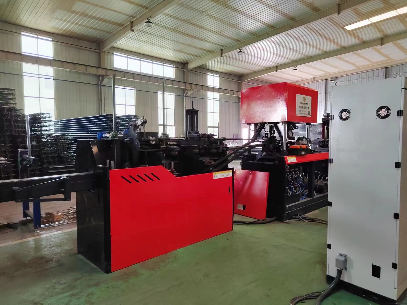 ERW Steel Pipe Square Tube Welding Machine Valve Snail Rebar Material 18000KG