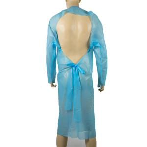 Quality Non Toxic Disposable Surgical Gown Asepsis Long Sleeves Customized Color wholesale