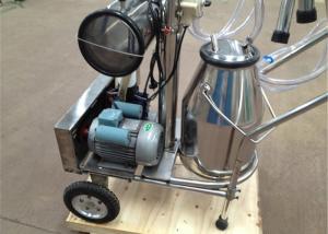 Quality Economic De Lavel Farm Single Cow Milking Machine With Mobile Wheel wholesale