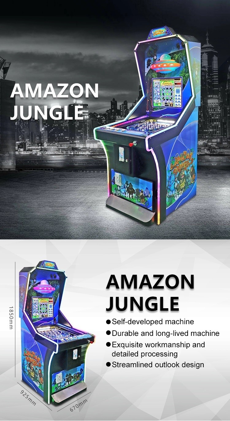 Jungle Vending Pinball Game Machine 1 Player Virtual 670 * 925 * 1850mm Size