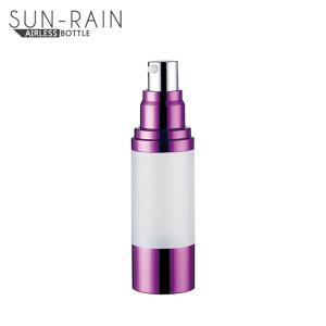 Quality Plastic custom airless pump dispenser bottles for skin lotion cream SR-2108J wholesale