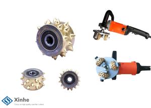 Quality Concrete Scarifiers / Floor Planers Parts TCT Scarifier Cutters On Drum Assembly wholesale